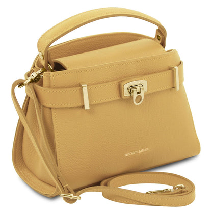 Leather handbags Maisy - Leather top handle bag - Medium size | TL142455 San Rocco Italia