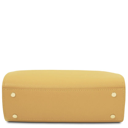 Leather handbags Maisy - Leather top handle bag - Medium size | TL142455 San Rocco Italia