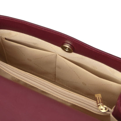 Leather handbags Maisy - Leather top handle bag - Medium size | TL142455 San Rocco Italia