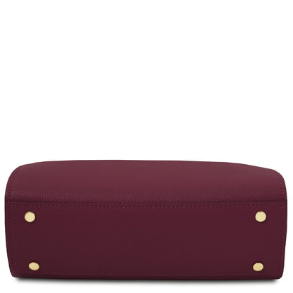 Leather handbags Maisy - Leather top handle bag - Medium size | TL142455 San Rocco Italia