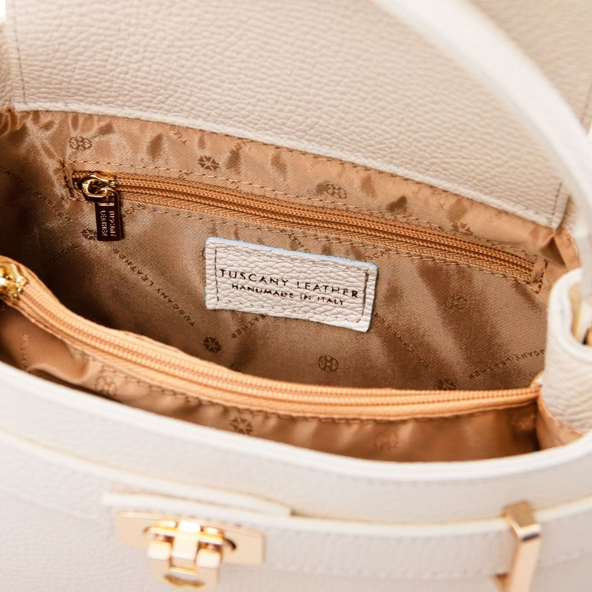 Maisy - Leather top handle bag - Medium size