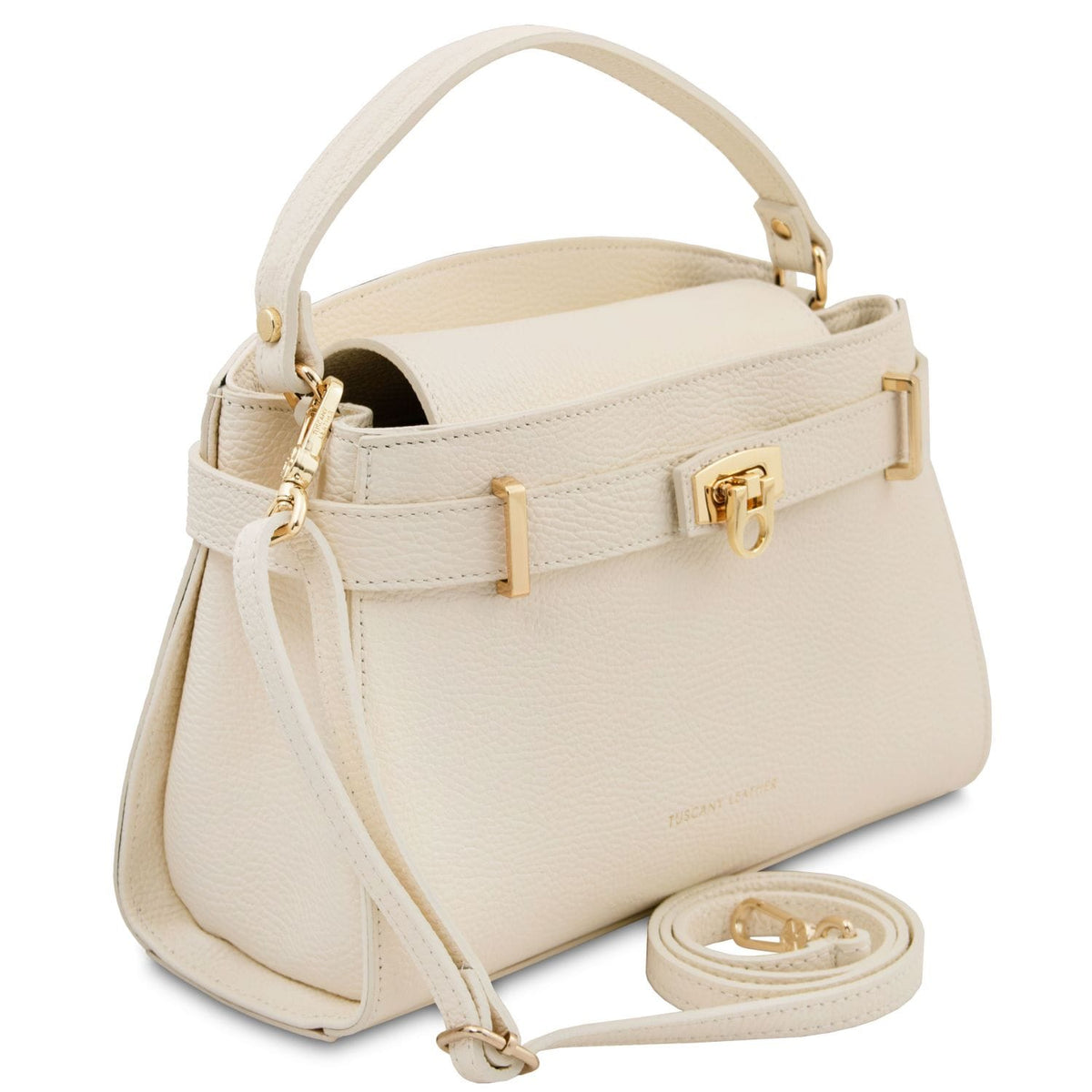 Maisy - Leather top handle bag - Medium size