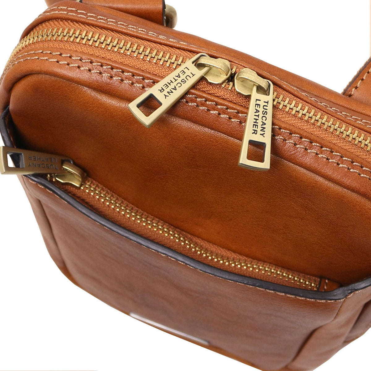 Leather bags for men Mark - Matte Leather Crossbody Bag | TL142428 San Rocco Italia