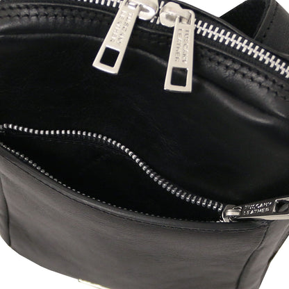 Leather bags for men Mark - Matte Leather Crossbody Bag | TL142428 San Rocco Italia
