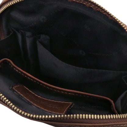 Leather bags for men Mark - Matte Leather Crossbody Bag | TL142428 San Rocco Italia