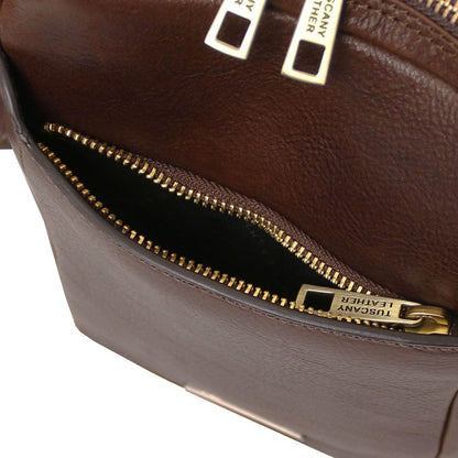 Leather bags for men Mark - Matte Leather Crossbody Bag | TL142428 San Rocco Italia