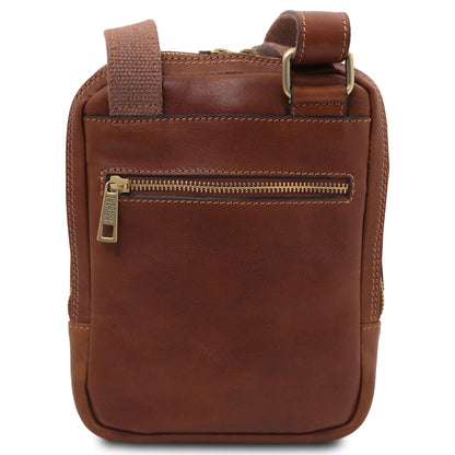 Leather bags for men Mark - Matte Leather Crossbody Bag | TL142428 San Rocco Italia