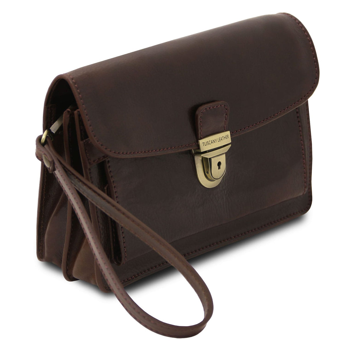 Sacs homme en cuir Max - Sac de poignet pratique homme en cuir | TL8075 San Rocco Italia