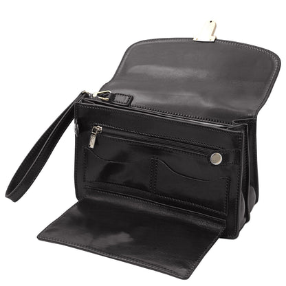 Sacs homme en cuir Max - Sac de poignet pratique homme en cuir | TL8075 San Rocco Italia