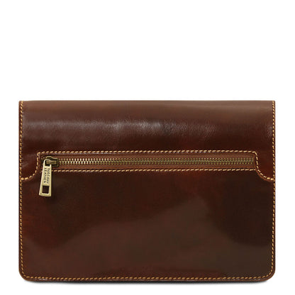 Sacs homme en cuir Max - Sac de poignet pratique homme en cuir | TL8075 San Rocco Italia