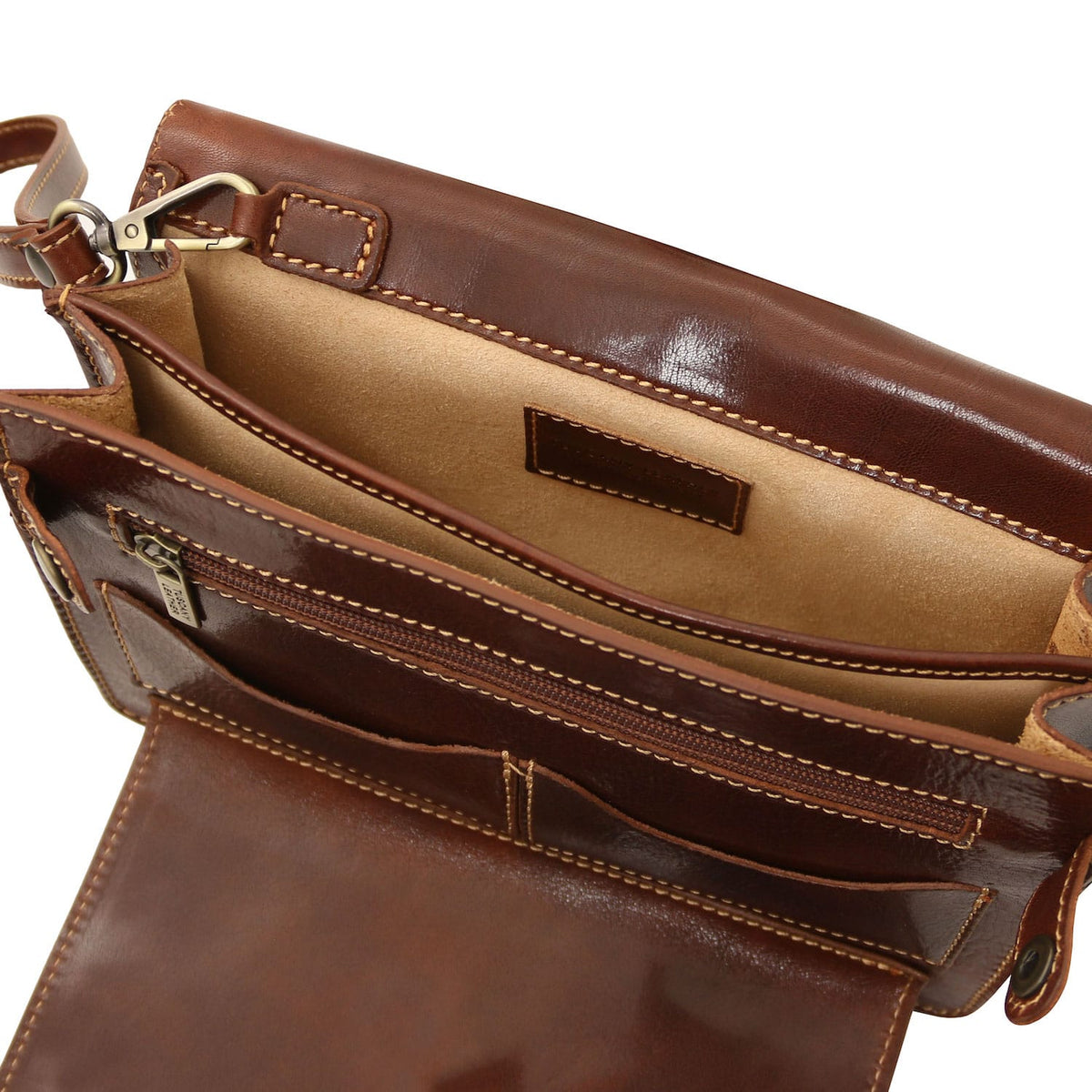 Sacs homme en cuir Max - Sac de poignet pratique homme en cuir | TL8075 San Rocco Italia