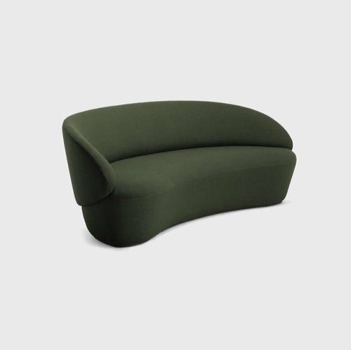 Sofas 2-Seater / Green/Camira fabric Naïve Curved Sofa San Rocco Italia