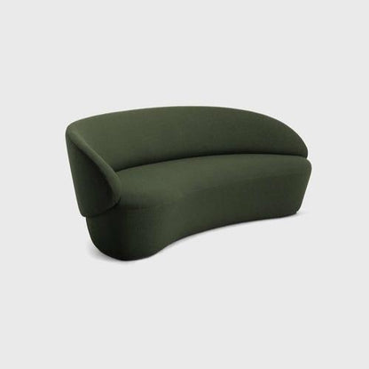 Sofas 2-Seater / Green/Camira fabric Naïve Curved Sofa San Rocco Italia