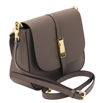 Bolsos de hombro de piel Nausica - Bolso de hombro de piel italiana | TL141598 San Rocco Italia