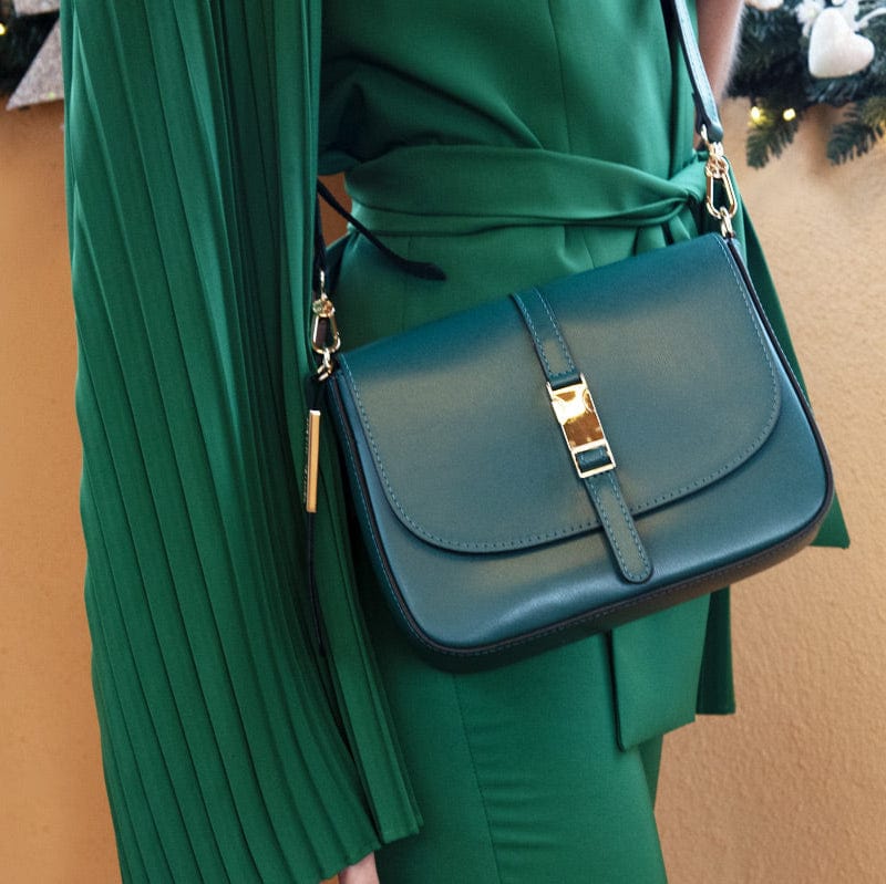 Bolsos de hombro de piel Nausica - Bolso de hombro de piel italiana | TL141598 San Rocco Italia