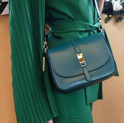 Bolsos de hombro de piel Nausica - Bolso de hombro de piel italiana | TL141598 San Rocco Italia