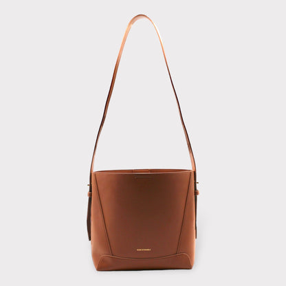 Handbag & Wallet Accessoires Oli - Apple Leather Midi Shoulder Cross-body Bag Braun San Rocco Italia