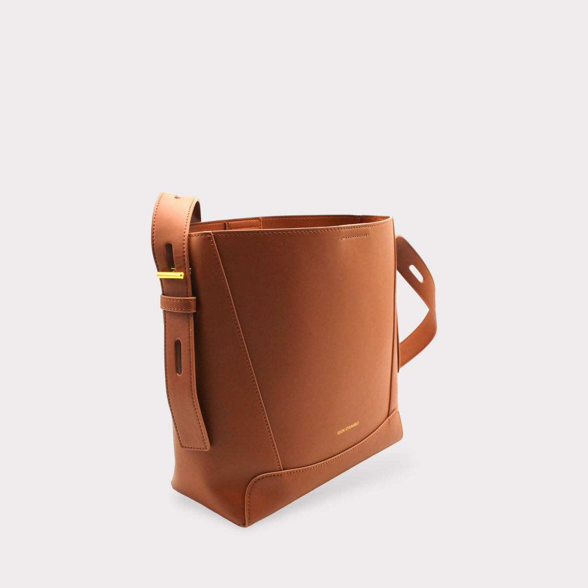 Handbag & Wallet Accessoires Oli - Apple Leather Midi Shoulder Cross-body Bag Braun San Rocco Italia
