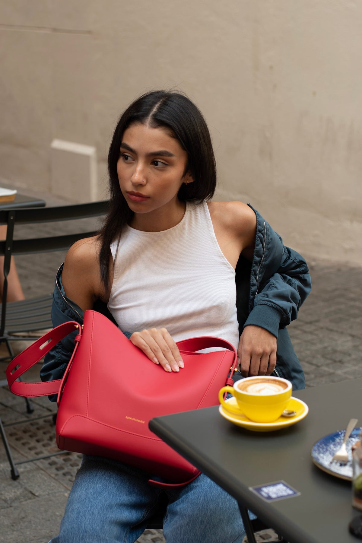 Handbag & Wallet Accessoires Oli - Apple Leather Midi Shoulder Cross-body Bag Rot San Rocco Italia