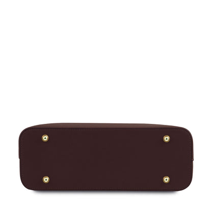 Leather handbags Olimpia - Italian leather tote - Small size | TL141521 San Rocco Italia