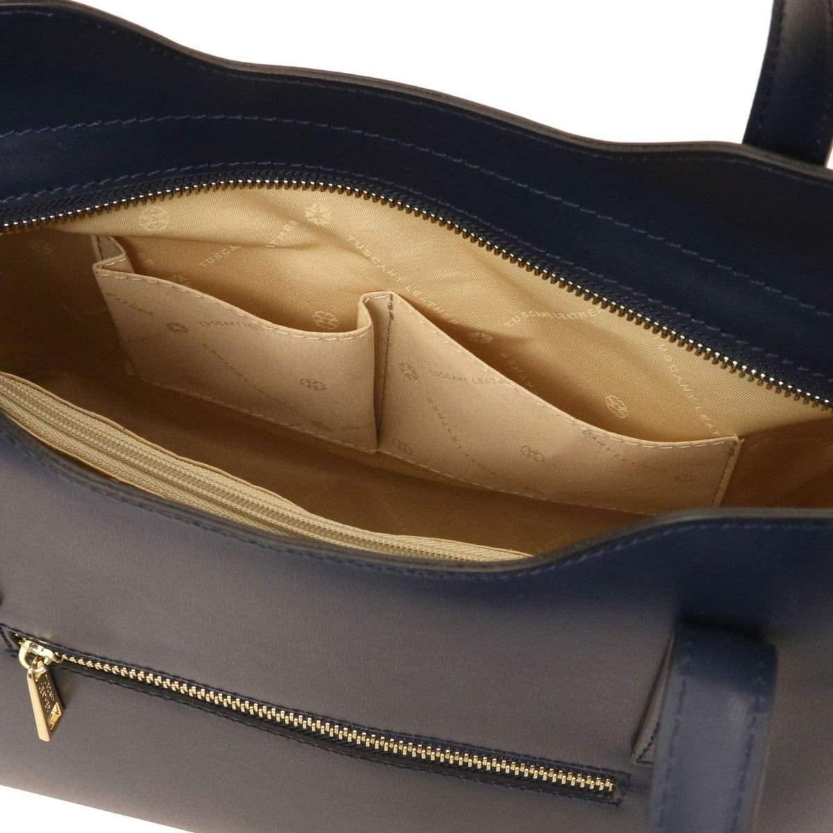 Leather shoulder bags Olimpia - Italian leather tote | TL141412 San Rocco Italia