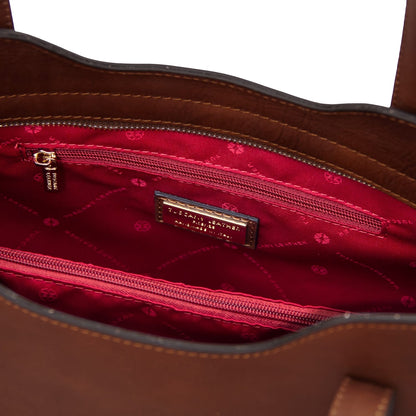 Olimpia - Matte leather tote | TL142561