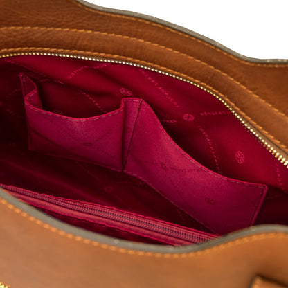 Olimpia - Matte leather tote | TL142561