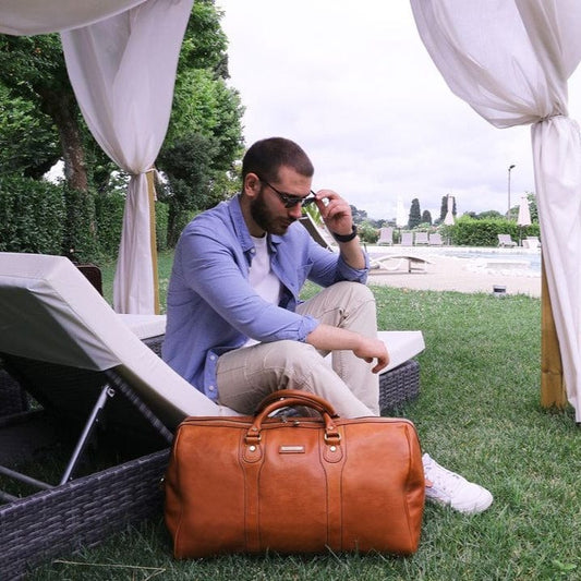 Borse da viaggio in pelle Oslo - Borsone da viaggio in pelle - Weekender | TL141913 San Rocco Italia