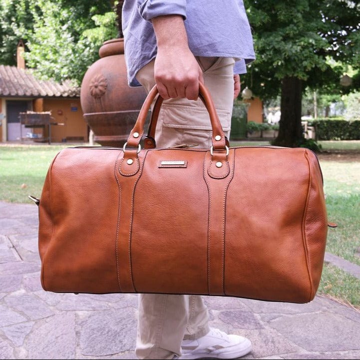 Leren reistassen Oslo - Leren reistas - Weekender | TL141913 San Rocco Italia