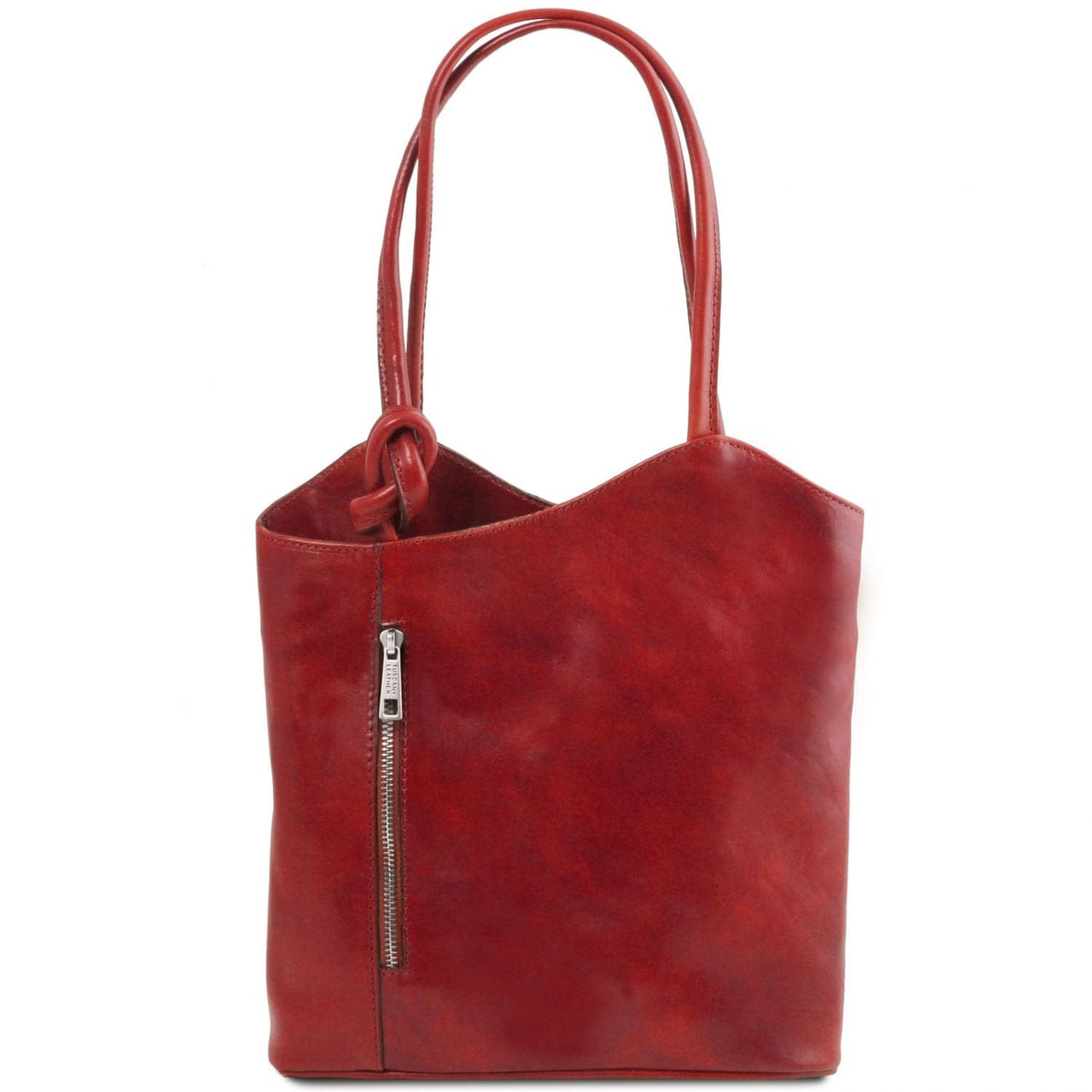 Leather shoulder bags Red Patty - Italian leather convertible 2-in-1 backpack shoulder bag | TL141497 San Rocco Italia