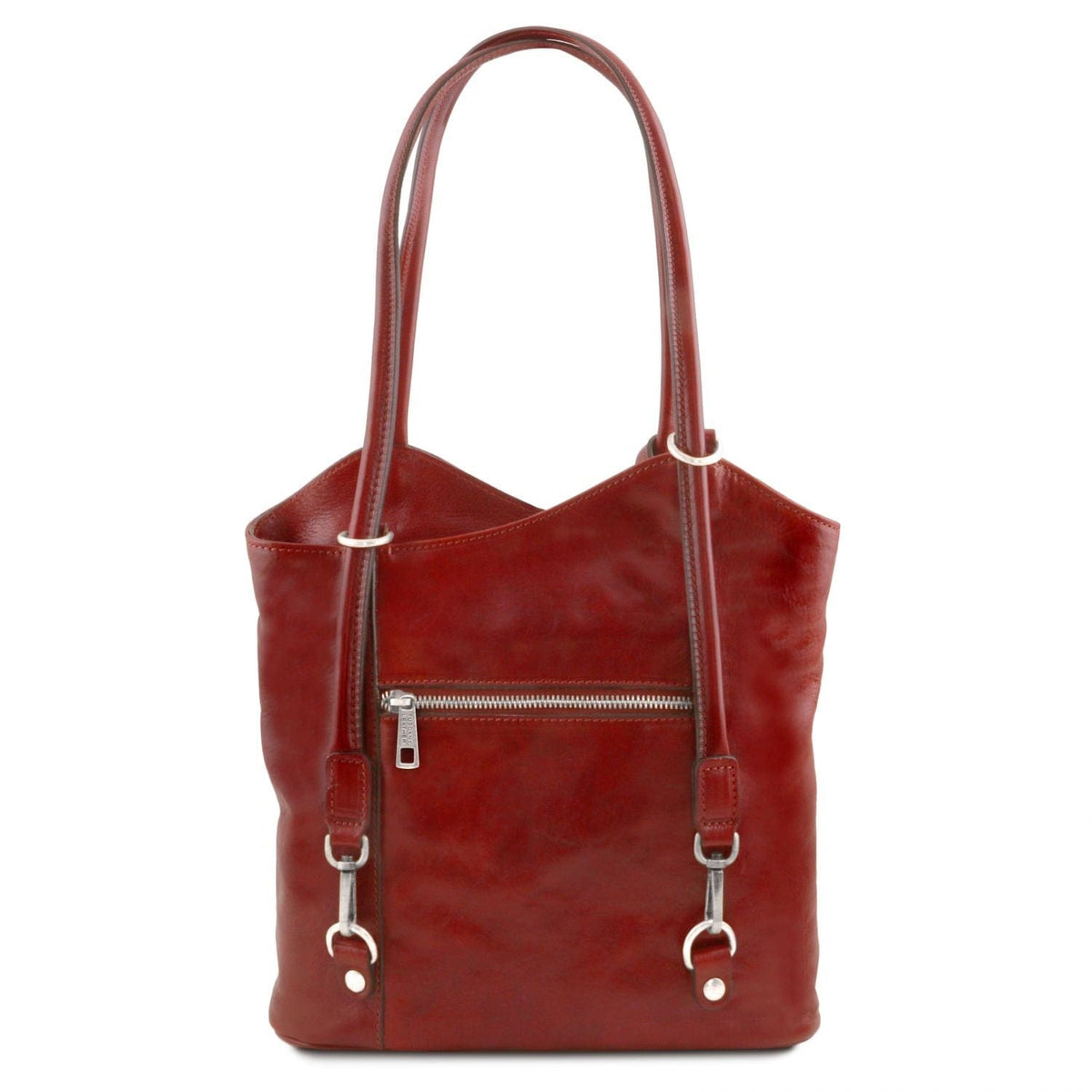 Leather shoulder bags Patty - Italian leather convertible 2-in-1 backpack shoulder bag | TL141497 San Rocco Italia