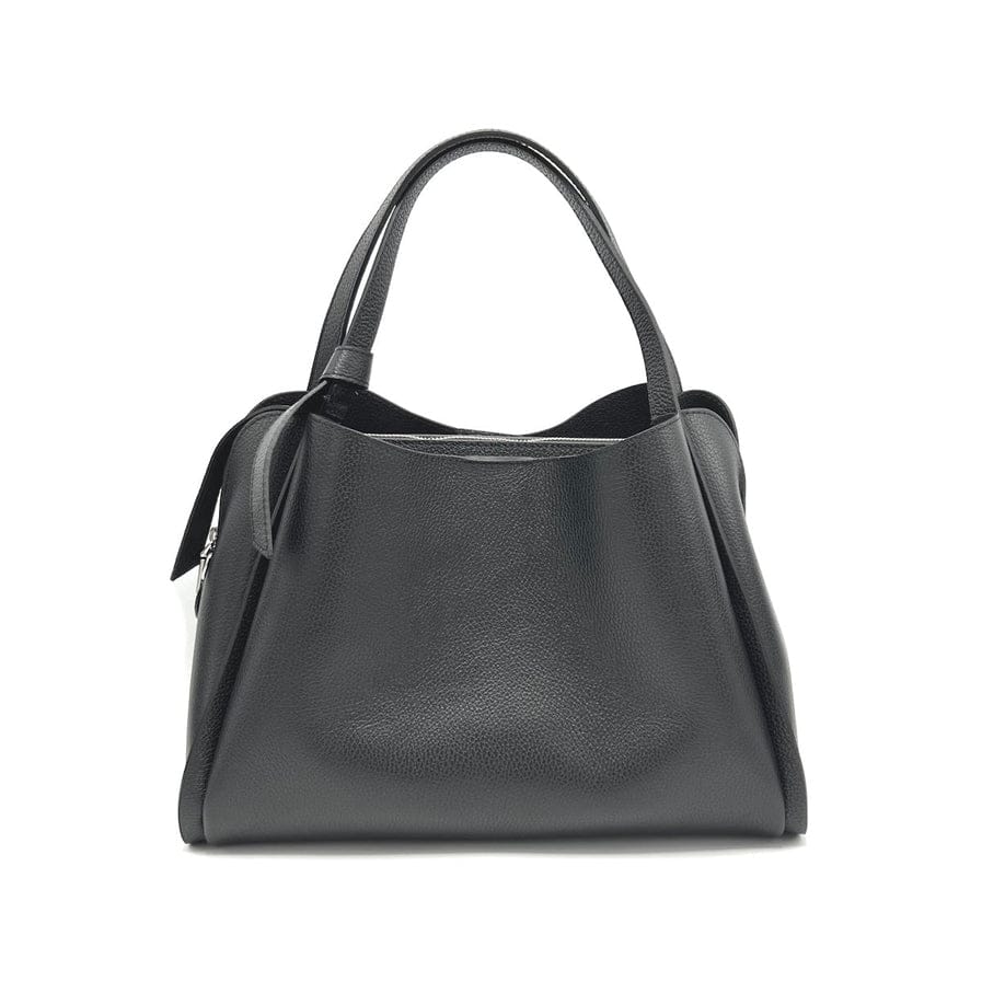 Totes Black / Large Pienza - Italian Leather Tote Handbag San Rocco Italia