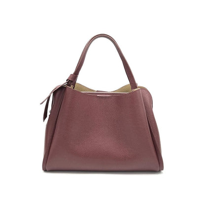 Totes Bordeaux / Large Pienza - Italian Leather Tote Handbag San Rocco Italia