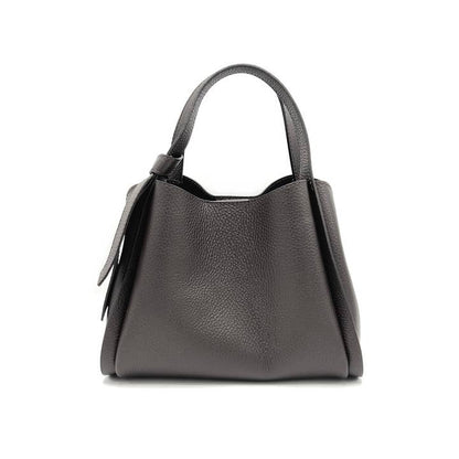 Totes Espresso Brown / Small Pienza - Italian Leather Tote Handbag San Rocco Italia