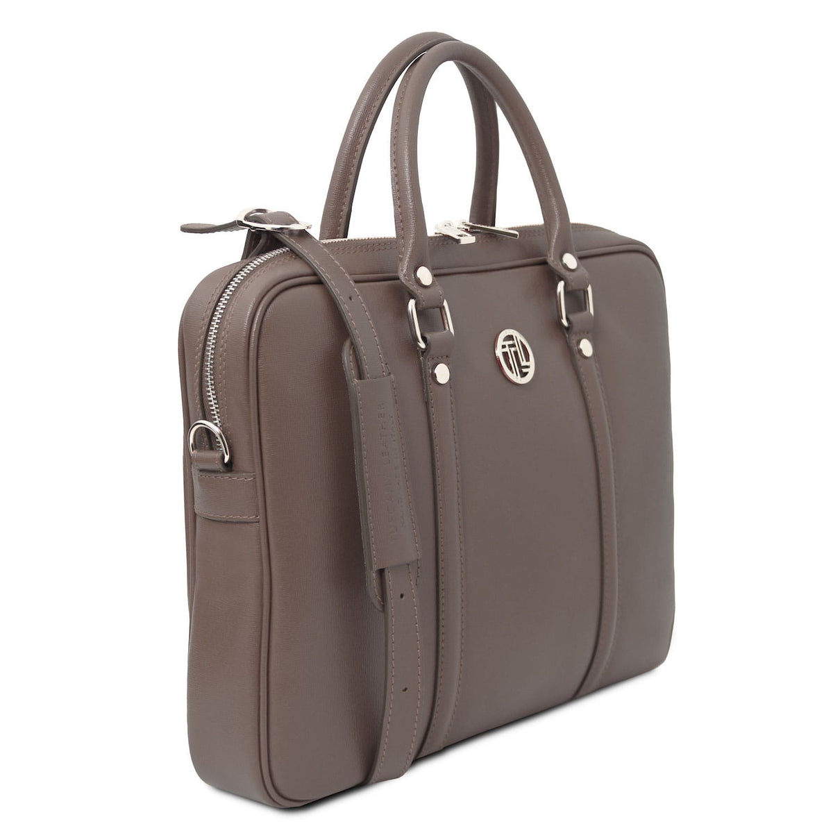 Leather laptop bags Prato - Exclusive Saffiano leather laptop case | TL142453 San Rocco Italia