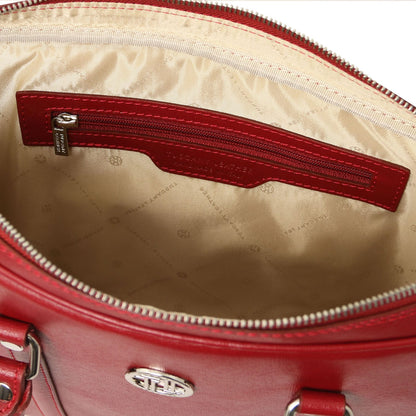 Leather laptop bags Prato - Exclusive Saffiano leather laptop case | TL142453 San Rocco Italia