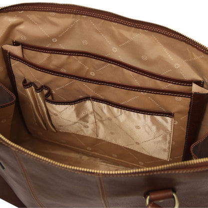 Leather briefcases Ravenna - Exclusive Women's Leather Business Bag in Matte Leather | TL142426 San Rocco Italia