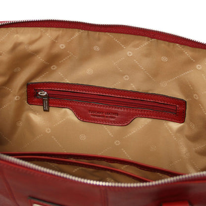 Leather briefcases Ravenna - Exclusive Women's Leather Business Bag in Matte Leather | TL142426 San Rocco Italia