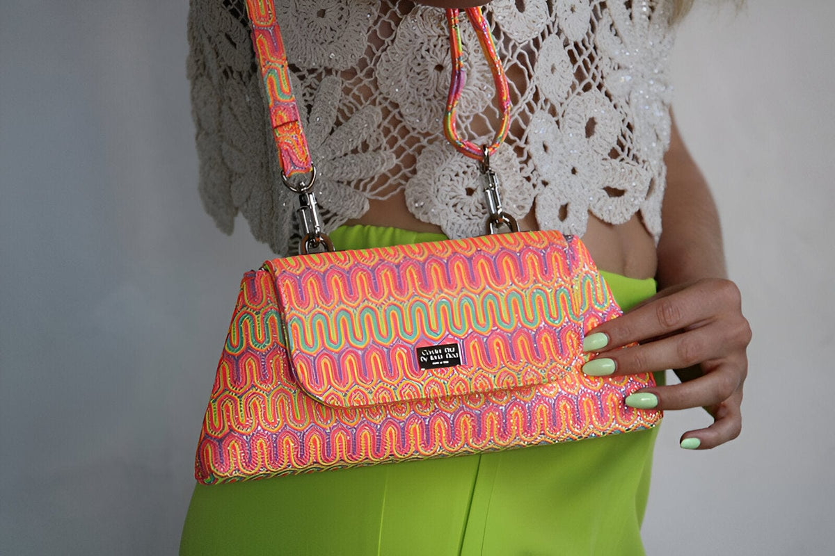 Pochettes Baby Optical Glitter Bag San Rocco Italia