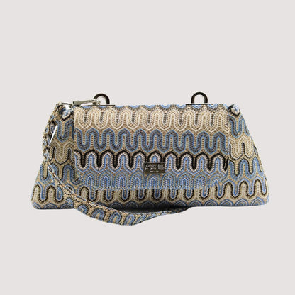 Pochettes Bleu clair Baby Optical Glitter Bag San Rocco Italia