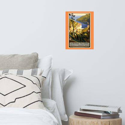 Decoração Poster La Riviera Italienne - Portofino San Rocco Italia