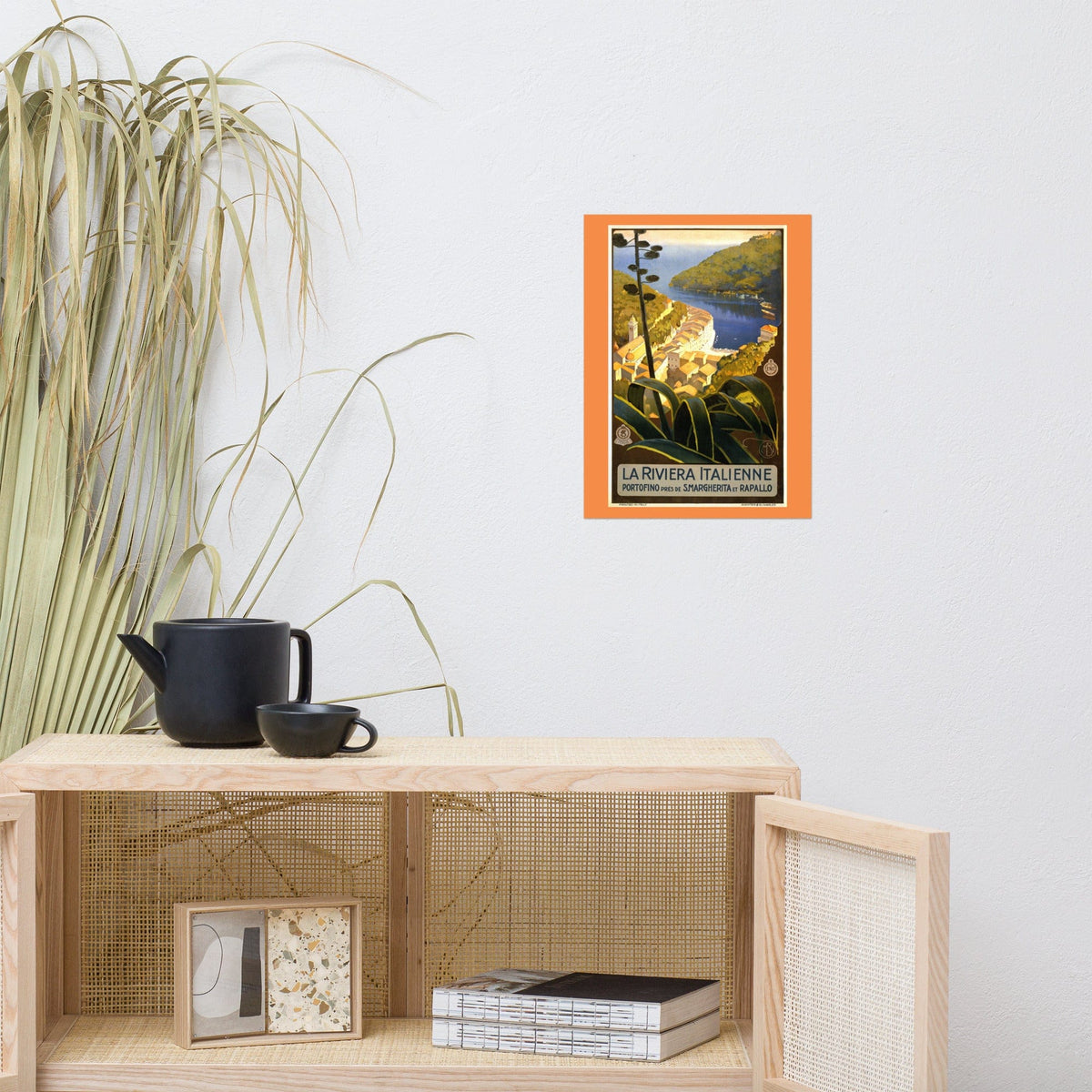Decoração Poster La Riviera Italienne - Portofino San Rocco Italia