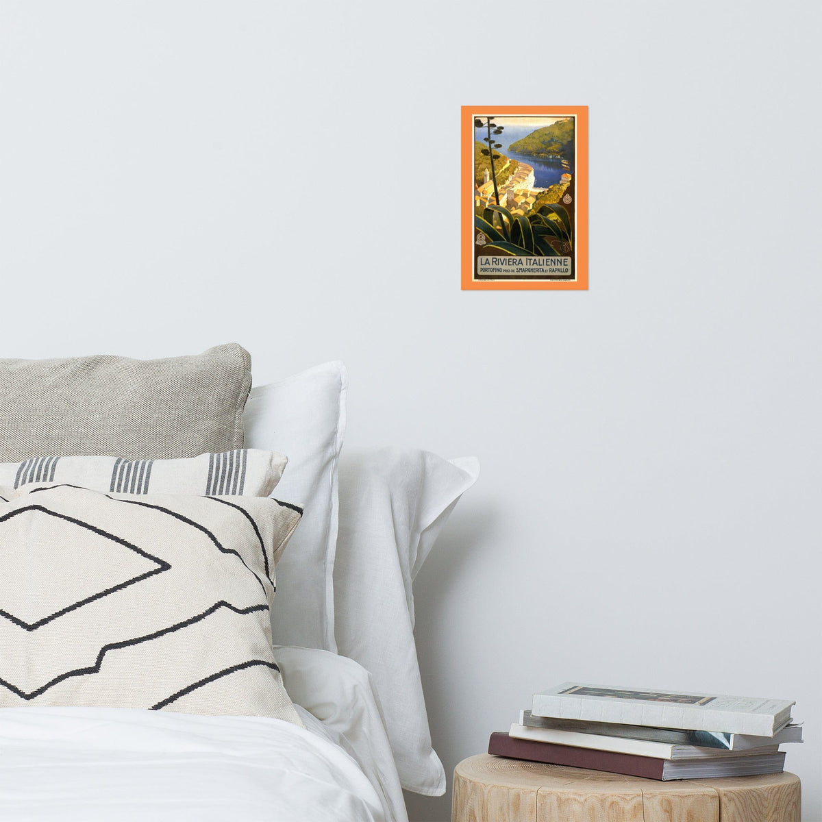 Decoração Poster La Riviera Italienne - Portofino San Rocco Italia