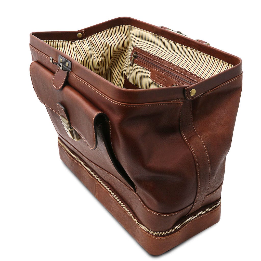Doctor bags Giotto - Exclusive double-bottom leather doctor bag | TL142344 San Rocco Italia