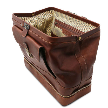 Doctor bags Giotto - Exclusive double-bottom leather doctor bag | TL142344 San Rocco Italia