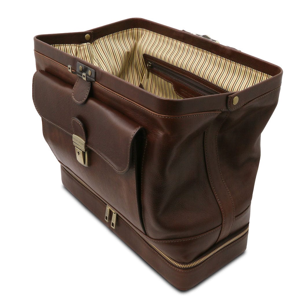 Doctor bags Giotto - Exclusive double-bottom leather doctor bag | TL142344 San Rocco Italia