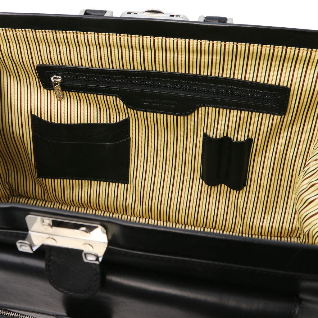 Doctor bags Giotto - Exclusive double-bottom leather doctor bag | TL142344 San Rocco Italia