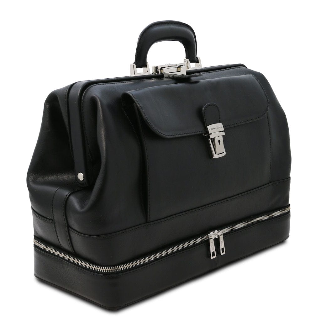 Doctor bags Giotto - Exclusive double-bottom leather doctor bag | TL142344 San Rocco Italia