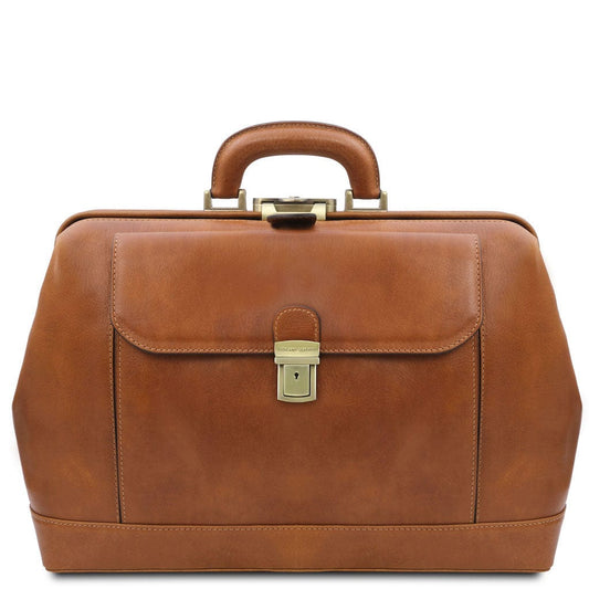 Borse da medico Naturale Leonardo - Borsa da medico esclusiva in pelle | TL142342 San Rocco Italia