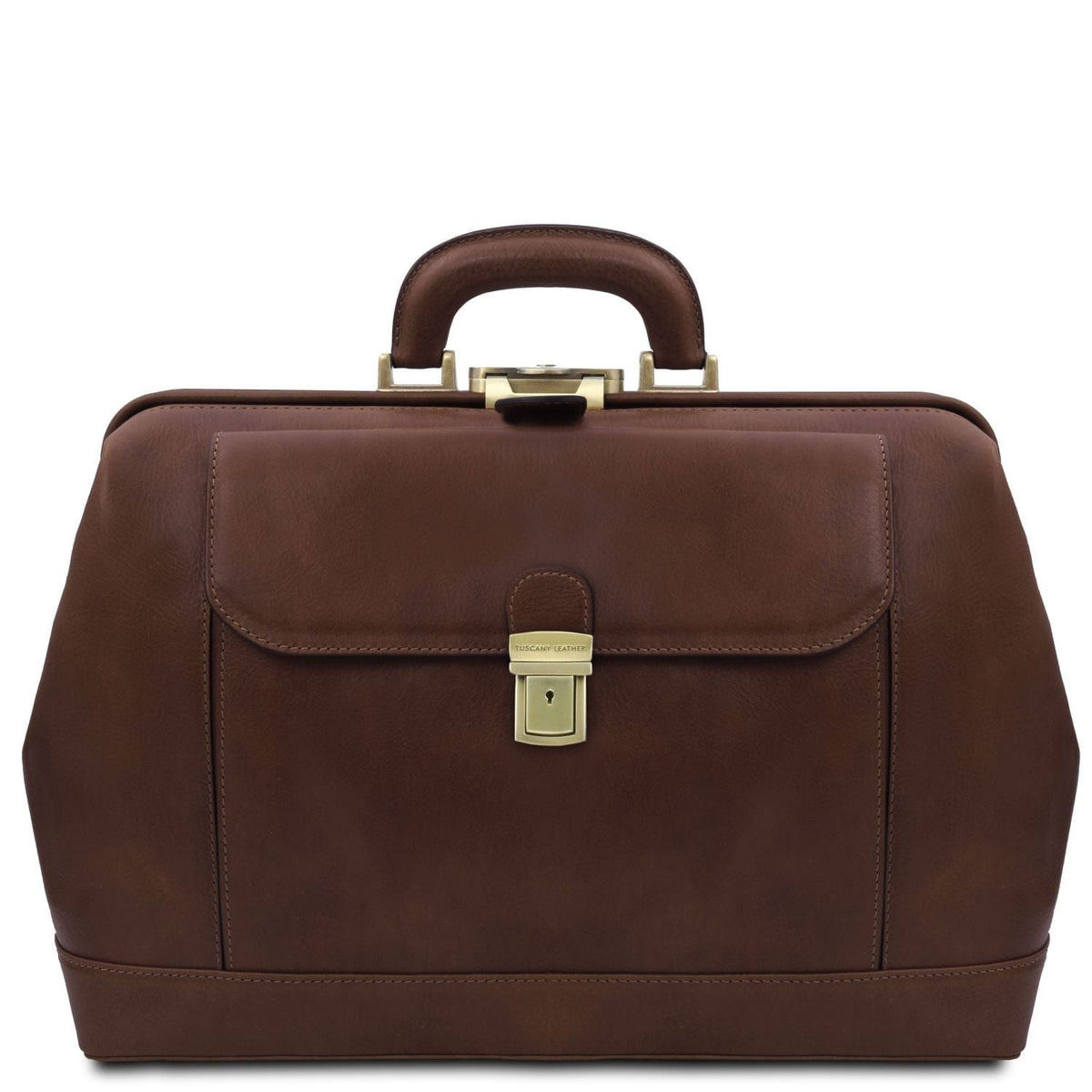 Bolsos de médico Marrón oscuro Leonardo - Exclusive leather doctor bag | TL142342 San Rocco Italia